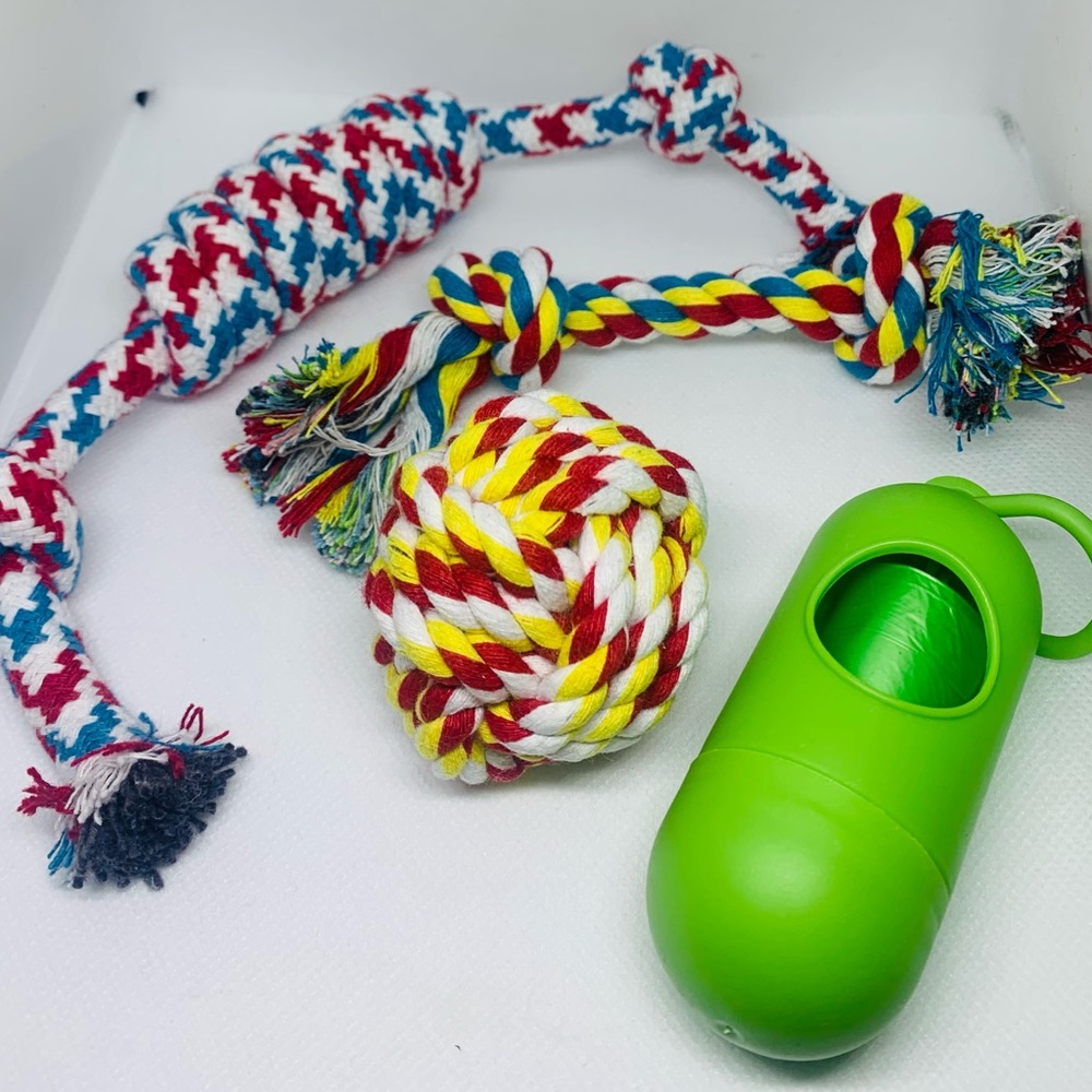 4Pcs Rope Kit Chew Toy Set Interactive Play for Dog NEW!!! - Picture 2 of 13